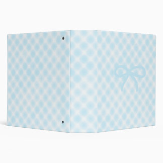 Classeur Pastel Blue Diamond Bow Binder