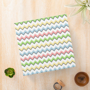 Classeur Pastel Chevron-Drop Shadow par Shirley Taylor