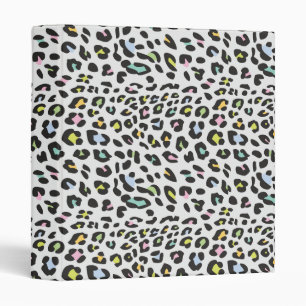Classeur Pastel Leopard Spot Motif