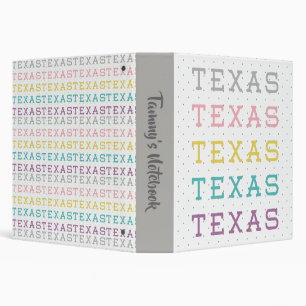 Classeur Pastel Texas, Texas