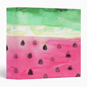 Classeur Pastèque d'aquarelle