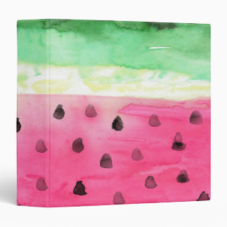 Classeur Pastèque d'aquarelle