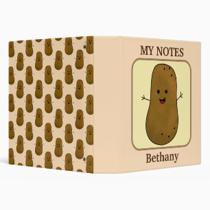 Classeur Patate Joyeuse Personnalisée