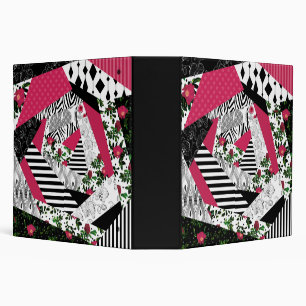 Classeur patchwork rouge, populaire, patchwork lancer oreil