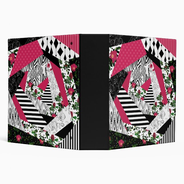 Classeur patchwork rouge, populaire, patchwork lancer oreil (Arrière-plan)