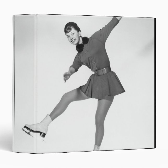 Classeur Patinage artistique de femme (Devant/Côté)