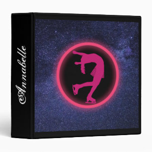 Classeur Patinage sur glace Galaxy Figure Patinage 3 Cercle