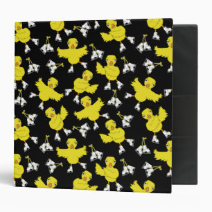 Classeur Patinage sur glace Motif de poussins 3 anneau Clas