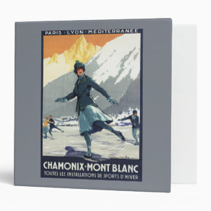 Classeur Patinage sur glace - Poster du Promo olympique de 