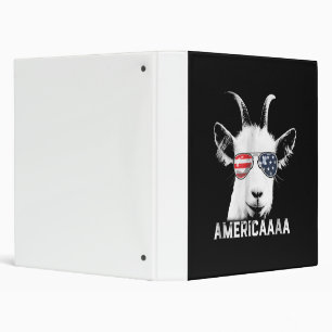 Classeur Patriotic Goat Funny