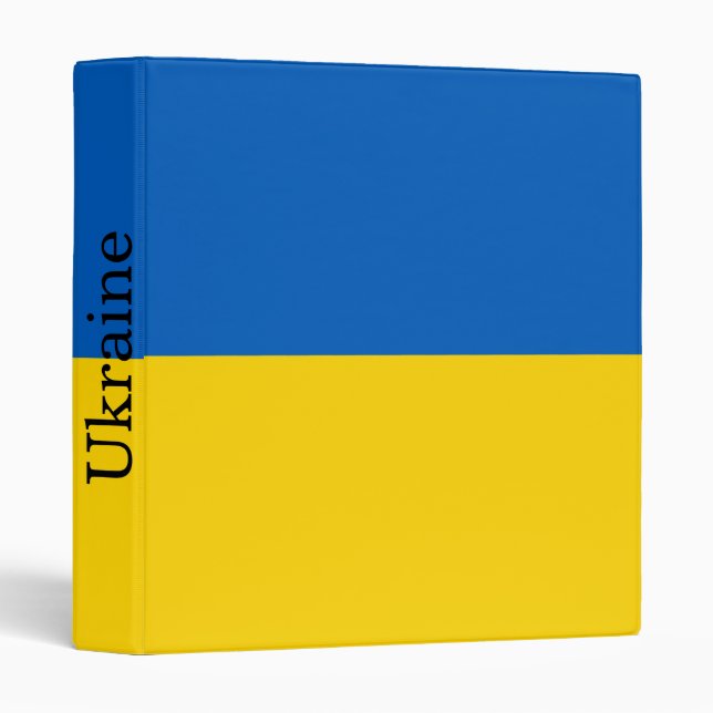 Classeur Patriotic Ukraine (Devant/Côté)