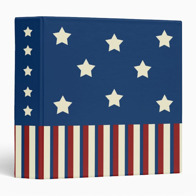 Classeur patriotique (Devant/Côté)