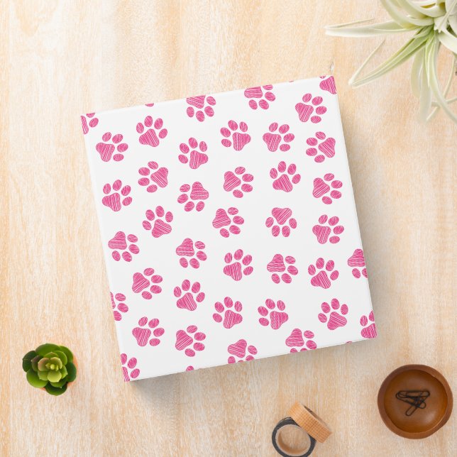 Classeur Patrouilles De Doodle, Paws De Chien, Paws Roses (In Situ)