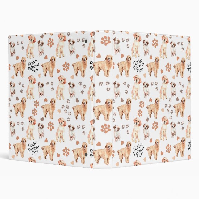 Classeur Patters de la mère de Golden Retriever (Arrière-plan)