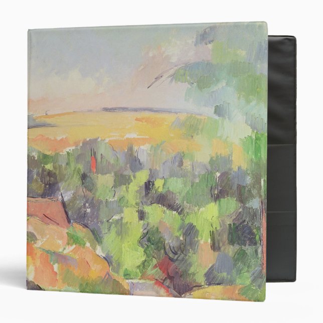 Classeur Paul Cezanne | la courbure dans la route, 1900-06 (Devant/Intérieur)