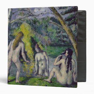 Classeur Paul Cezanne les trois baigneurs, c.1879-82