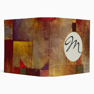 Classeur Paul Klee Red Balloon Abstrait Coloré Art
