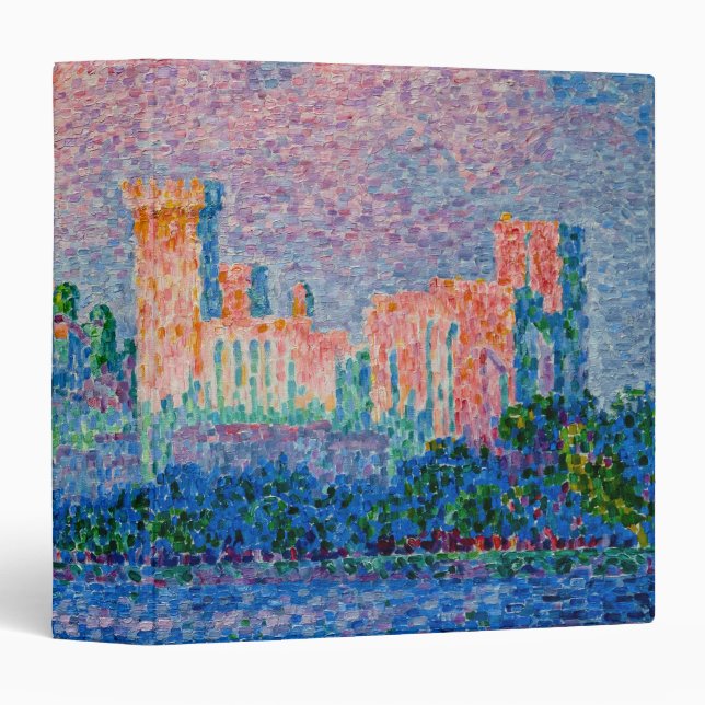 Classeur Paul Signac - Le Palais Pape, Avignon (Devant/Côté)