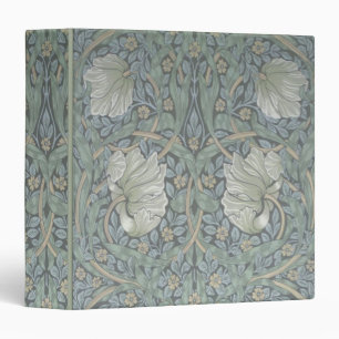 Classeur Pavots cultivés de William Morris 1,5" reliure à