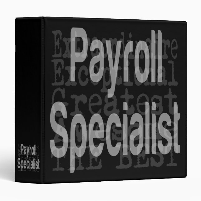 Classeur Payroll Specialist (Devant/Côté)