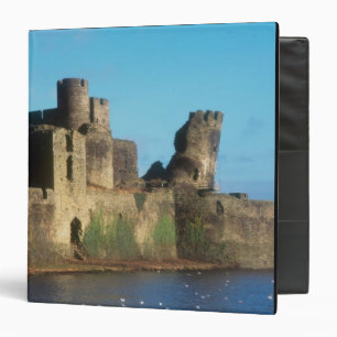 Classeur Pays de Galles - château de Caerphilly, avec vue s