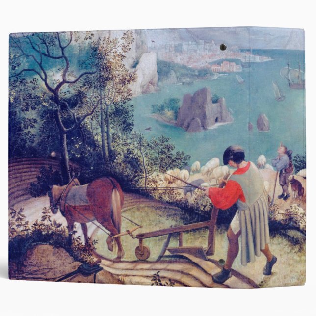 Classeur Paysage avec la chute d'Icarus, Pieter Bruegel (Dos/Côté)