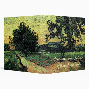 Classeur Paysage avec le Château d'Auvers par Vincent van G