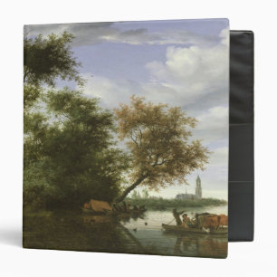 Classeur Paysage boisé de rivière