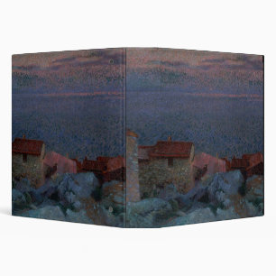 Classeur Paysage côtier (huile sur la toile)