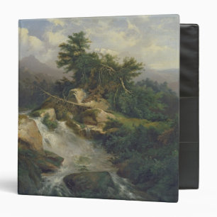 Classeur Paysage de forêt avec la cascade
