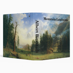 Classeur Paysage de montagne par Albert Bierstadt