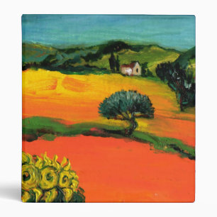 CLASSEUR PAYSAGE DE TOSCANE AVEC DÉBORDEMENT