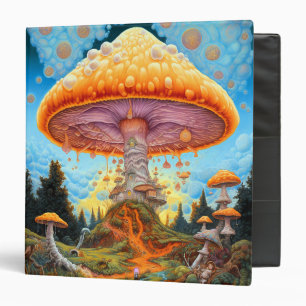 Classeur Paysage des champignons Art des Imaginaires surréa