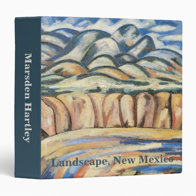 Classeur Paysage, Nouveau-Mexique par Marsden Hartley, Beau (Devant/Côté)