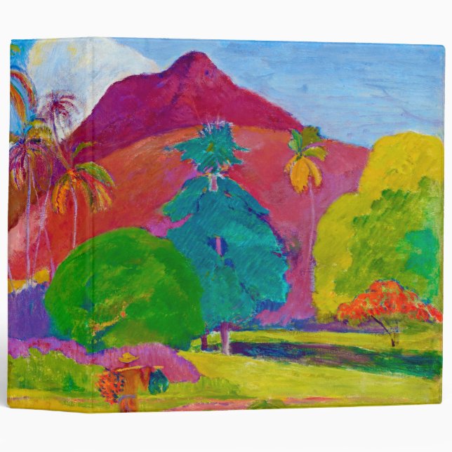 Classeur Paysage tahitien, Gauguin (Devant/Côté)