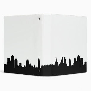 Classeur Paysage urbain de silhouette d'horizon de Londres