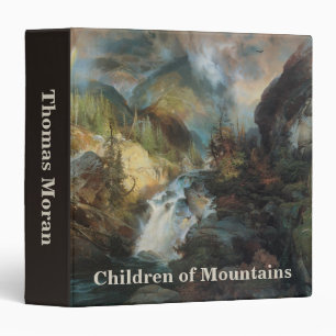 Classeur Paysage vintage cascade dans les montagnes par Mor