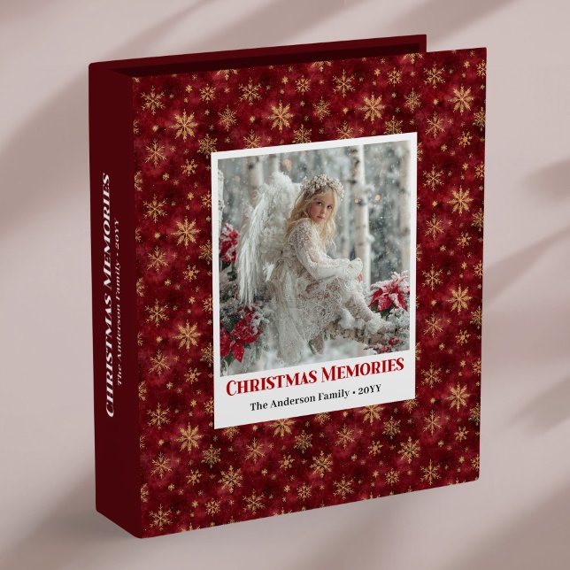 Classeur Peaceful Custom Name Angelic Holiday ring binder (Peaceful Custom Name Angelic Holiday ring binder)