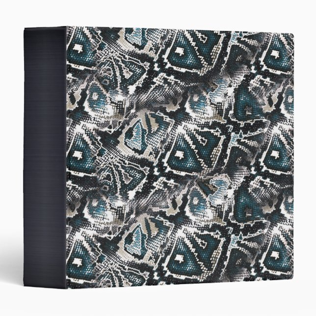 Classeur Peau de serpent  (Devant/Côté)