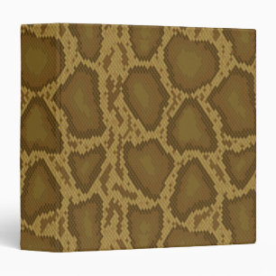 Classeur Peau de serpent, motif de reptile