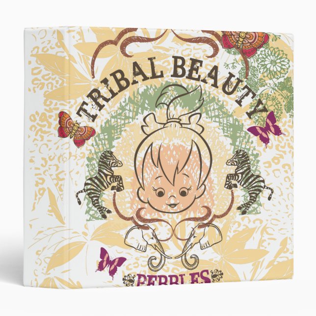 Classeur PEBBLES™ Beauté tribale (Devant/Côté)
