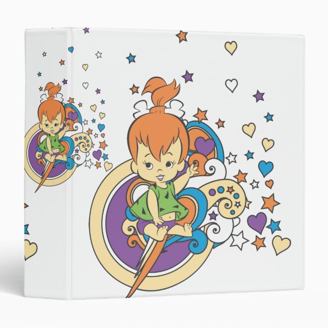 Classeur PEBBLES™ Dans Les Étoiles � (Devant/Côté)