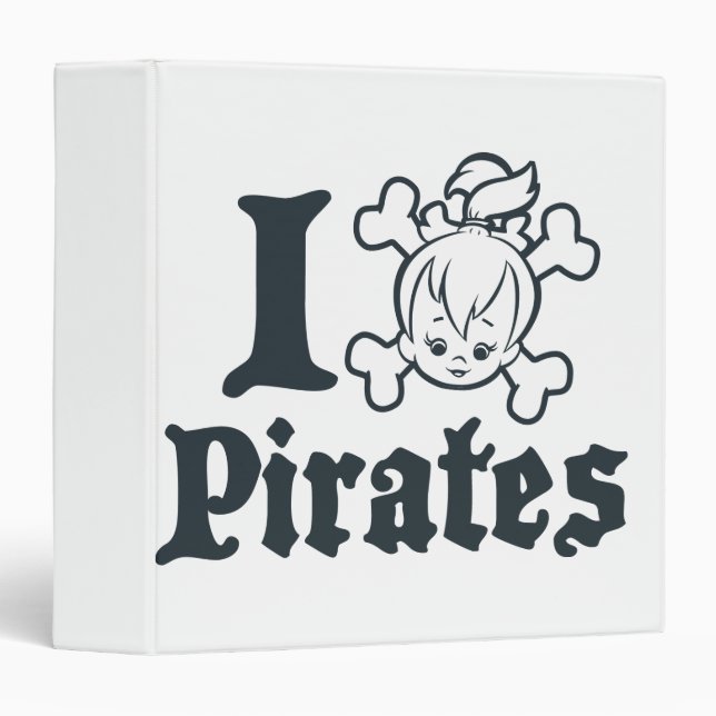 Classeur PEBBLES™ Le pirate (Devant/Côté)