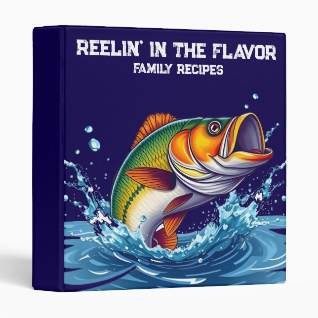 Classeur Pêchons les saveurs- (Devant/Côté)