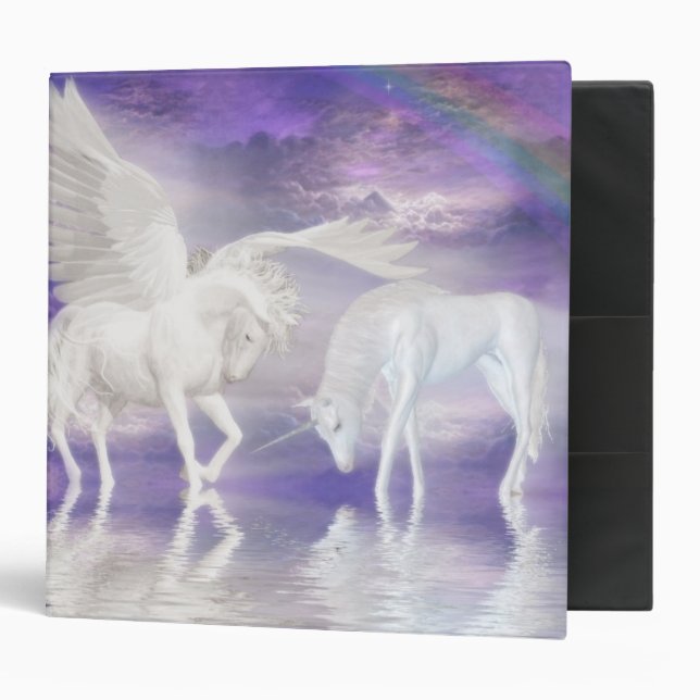 Classeur Pegasus et licorne (Devant/intérieur)