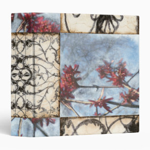 Classeur Peinture abstraite lambrissée de Scrollwork