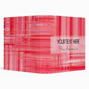Classeur Peinture Abstraite Rouge Rose 18
