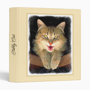 Classeur Peinture de chat Mad - Cute Original Cat Art