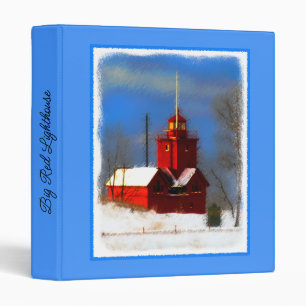 Classeur Peinture de phare rouge - Art original