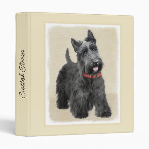 Classeur Peinture écossaise Terrier - Cute Original Chien A